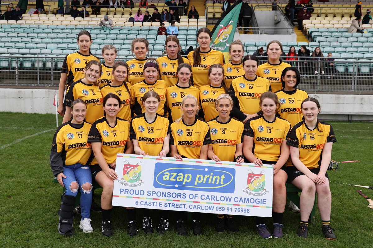 Pat Ahern (@pgahern) on Twitter photo Congratulations to Myshall camogie who captured the AZAP PRINT Carlow Junior championship today against a hard working MLR side in NCP! Thanks to Seamie Doyle and his officals! <a href="/CamogieCarlow/">Carlow CountyCamogie</a> <a href="/MyshallCC/">Myshall Camogie Club</a> <a href="/MLRangers/">Mt Leinster Rangers</a> <a href="/TheLeftWingBack/">The Left Wing Back</a> <a href="/Natsport/">Nationalist Sport</a> Congratulations to Myshall camogie who captured the AZAP PRINT Carlow Junior championship today against a hard working MLR side in NCP! Thanks to Seamie Doyle and his officals! <a href="/CamogieCarlow/">Carlow CountyCamogie</a> <a href="/MyshallCC/">Myshall Camogie Club</a> <a href="/MLRangers/">Mt Leinster Rangers</a> <a href="/TheLeftWingBack/">The Left Wing Back</a> <a href="/Natsport/">Nationalist Sport</a>