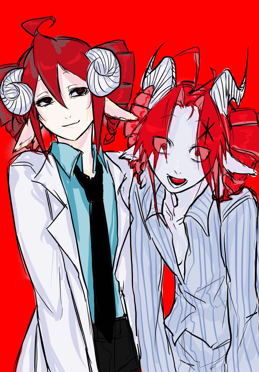 양 Kidori🐏 &amp; 염소 Hitomania🐐

초식동물 자매..❤️