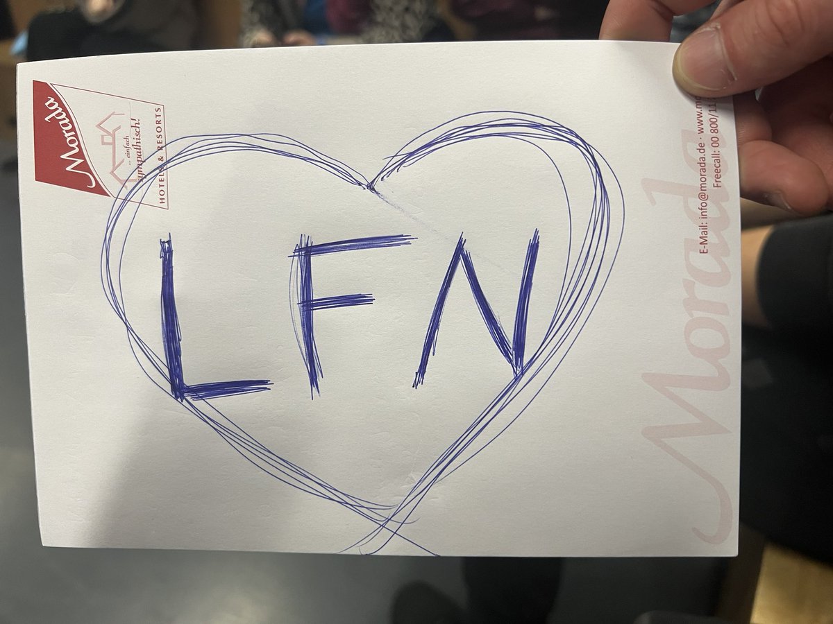 Auch mal das bessere Team supporten @TeamLFNR6