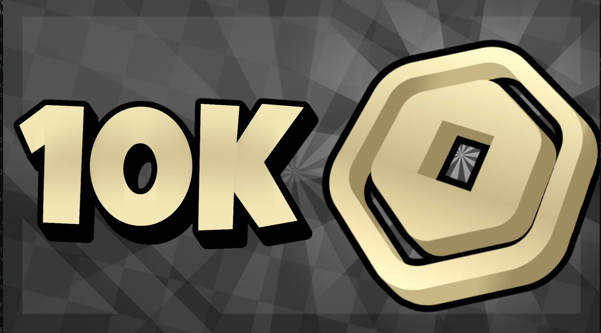 10K ROBUX GIVEAWAY 
2 WINNERS 5K EACH
FOLLOW ME @Thecyberkid0 @CabledRblx <a href="/outflowedalt/">dewolftou</a> <a href="/c0oly/">cooly</a> 
LIKE
RETWEET
COMMENT "DONE"
ENDS IN 4 DAYS