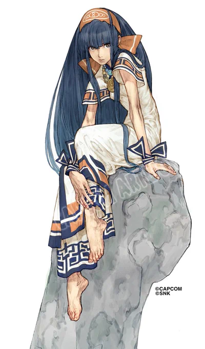 Official art | Capcom vs SNK 2: Mark of the Millennium 2001 -  Kinu Nishimura 