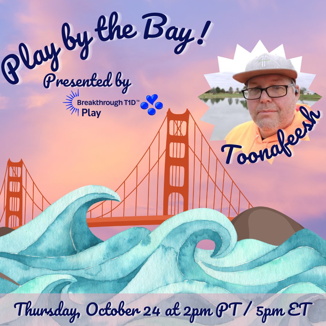 BT1D_Play's tweet photo. Our first #PlaybytheBay! featured creator is none other than ✨@toonafeesh1✨

Toonafeesh was our Season 5 Ambassador of the Year! 🤩 He is the ultimate #T1D dad. Toona continually goes above and beyond to support our mission to better life for those living with #type1diabetes just like his son!

No one could better represent us than Toona at our first IRL fundraising event 💙 Make sure to check out the stream live on October 24th at https://t.co/qWppxLh1La 

Who do you think our other featured creators are? 👀