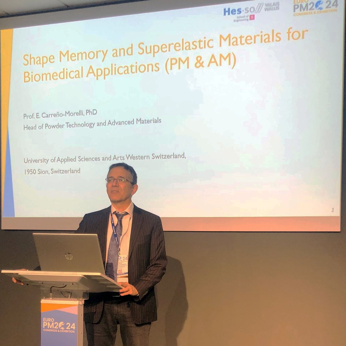 Efraín Carreño-Morelli (@carrenomorelli) on Twitter photo It has been a pleasure to attend #EuroPM2024 in  Malmö, Sweden, meet experts in Powder Metallurgy and Additive  Manufacturing, and give an invited talk at  the Special Interest Seminar on Biomedical Functional Materials. 
#AdditiveManufacturing #4Dprinting
<a href="/hessovalais/">hessovalais</a>
<a href="/hes_so/">HES-SO</a> It has been a pleasure to attend #EuroPM2024 in  Malmö, Sweden, meet experts in Powder Metallurgy and Additive  Manufacturing, and give an invited talk at  the Special Interest Seminar on Biomedical Functional Materials. 
#AdditiveManufacturing #4Dprinting
<a href="/hessovalais/">hessovalais</a>
<a href="/hes_so/">HES-SO</a>