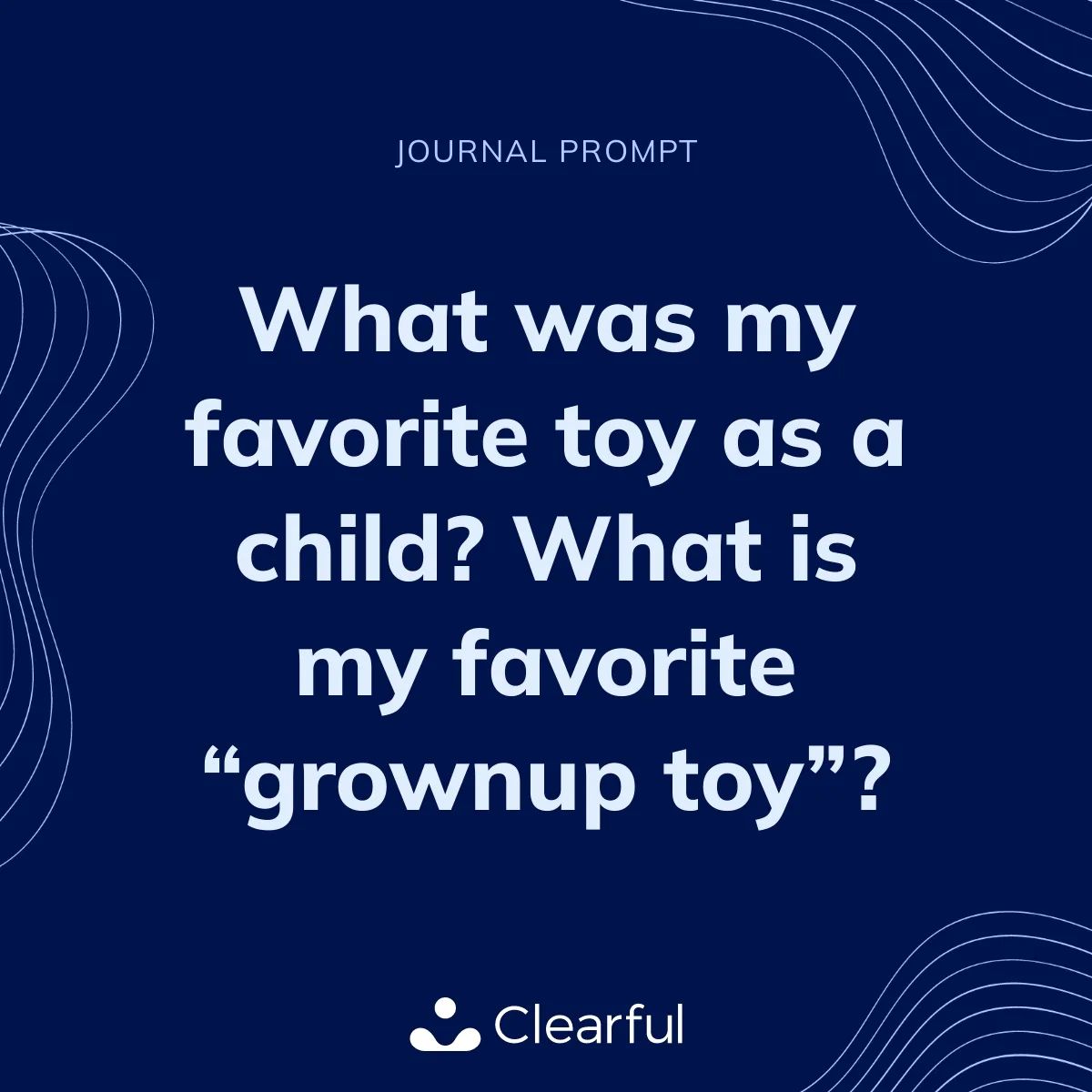 ✨Journal Prompt: What was my favorite toy as a child? What is my favorite “grownup toy”?

Share your answers below.

#journaling #journalprompt #mindfulness buff.ly/445ridh
