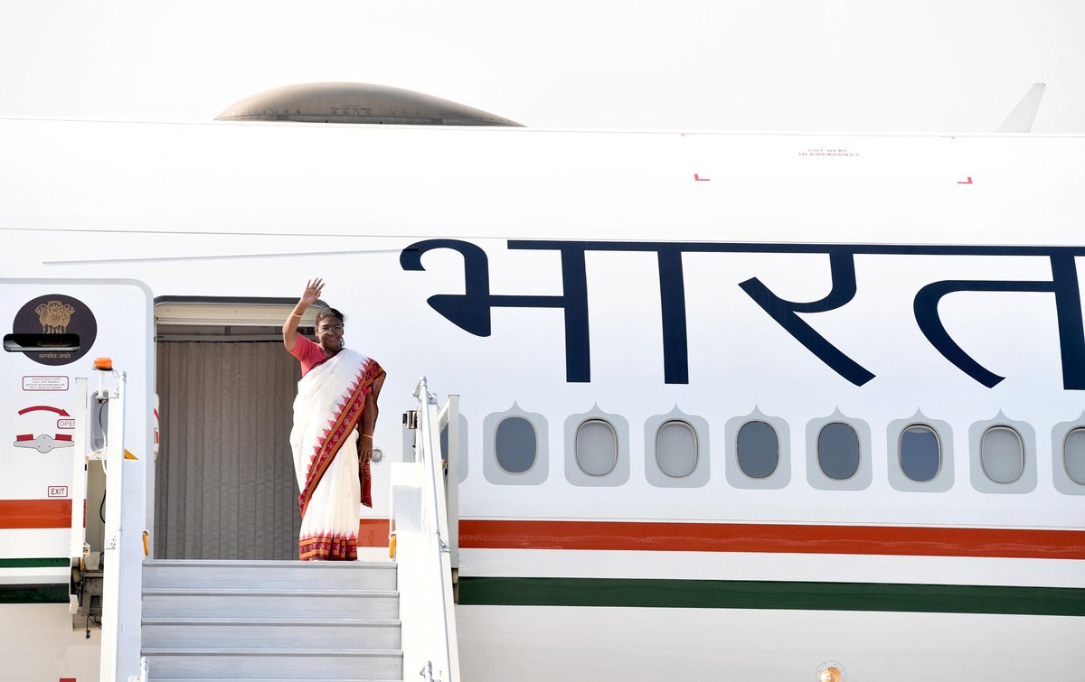 magreb_es's tweet photo. 🇮🇳| 🇩🇿🇲🇷| La Presidenta de la India , Droupadi Murmu , iniciará hoy una visitas de Estado a Argelia (4 día ) y Mauritania . Esta será la primera visita de un Jefe de Estado indio a estos países. También participará una importante delegación de empresarios e inversores. https://t.co/fZI4oHZBHH