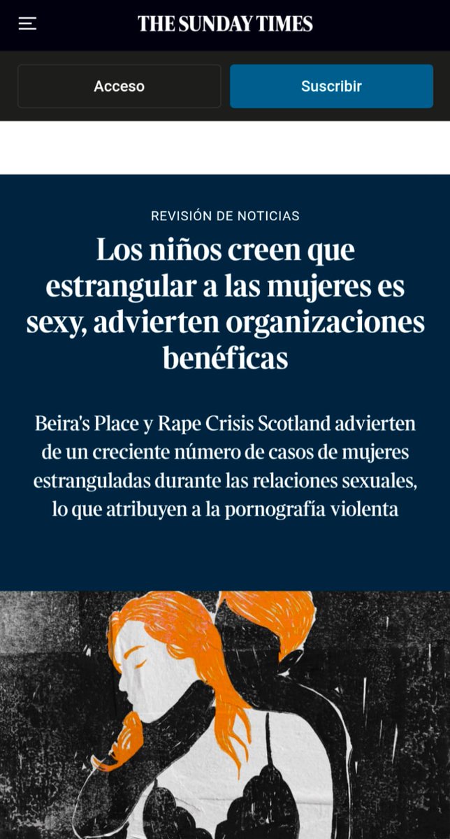 #AbolicionPornografia
"Un número cada vez mayor de mujeres jóvenes buscan asesoramiento tras sufrir estrangulamientos no deseados durante las relaciones sexuales...
el estrangulamiento y el “juego de respiración” se han vuelto tan omnipresentes en la pornografía que las