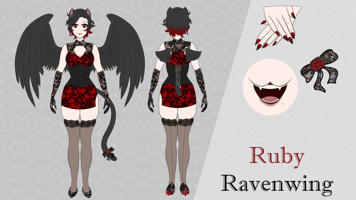 RubyRavenwing's tweet photo. 🐈‍⬛🐦‍⬛
Twitch: https://t.co/DubvfS9M93
YouTube: https://t.co/OFoqYuTjJl &amp; https://t.co/AIikvlfHzP
FanArt: #RubyRFanart
NSFW FanArt: #RubyRFanartNSFW https://t.co/kZ9ByVs60K