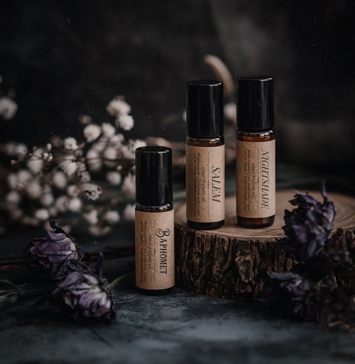 dark perfumes for darker souls / baphometandco.com