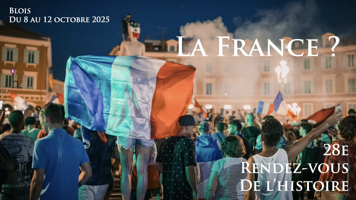 Le festival des #RVH2024 se termine. 
Retrouvons-nous du 8 au 12 octobre 2025 pour les 28e Rendez-vous de l’histoire sur le thème : « La France ? »

#blois #RVH2025 #festival