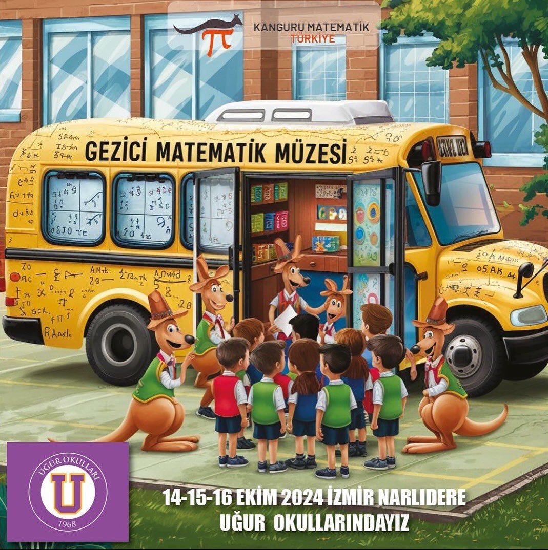 Kanguru Matematik TR (@mathkanguru) on Twitter photo Gezici matematik müzelerimiz yollarda. Araçlarımız okulları gezmeye başlıyor!
Türkiye’nin matematik hareketi!
<a href="/MathKanguru/">Kanguru Matematik TR</a> Gezici matematik müzelerimiz yollarda. Araçlarımız okulları gezmeye başlıyor!
Türkiye’nin matematik hareketi!
<a href="/MathKanguru/">Kanguru Matematik TR</a>