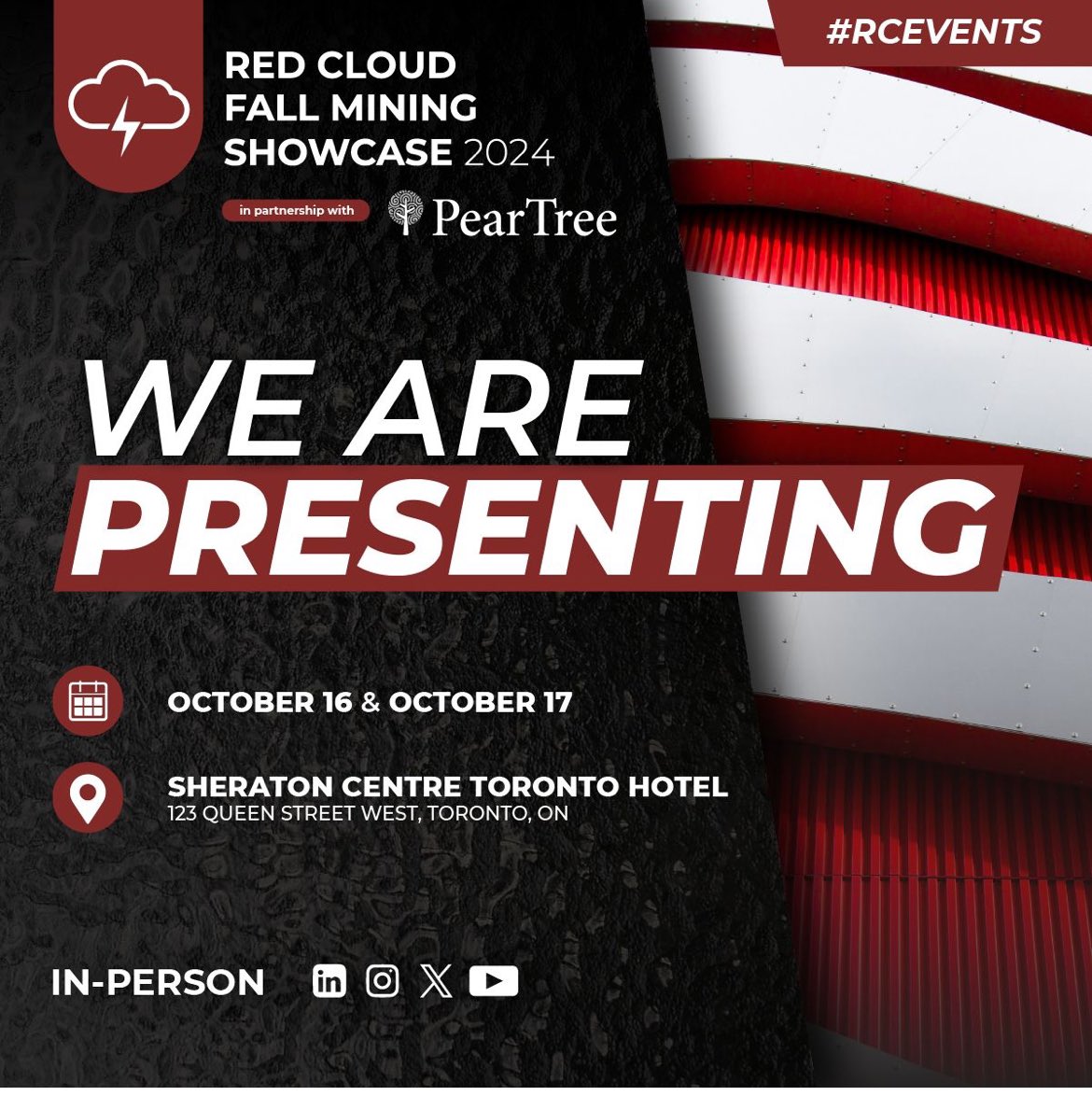 WGeotekAI's tweet photo. Next week, we will be attending RedCloud's Fall Mining Showcase 2024.  We look forward to meeting management from four Windfall Geotek customers; Abcourt Mines, Canada Nickel Company, Falco Resources, and Power Nickel. https://t.co/9nr6LtYMML