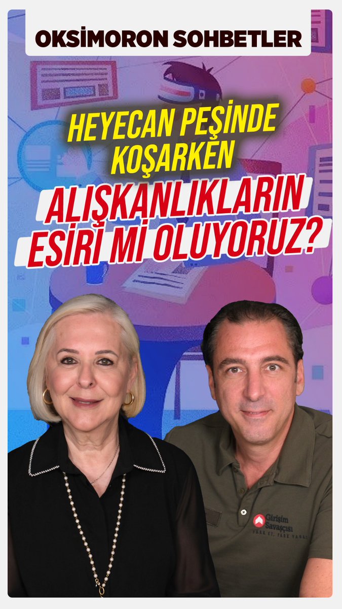 Heyecan Peşinde Koşarken Alışkanlıkların Esiri Mi Oluyoruz?

Oksimoron Sohbetler’in 12. si.  de yayında (Diğerlerine de göz atın mutlaka).

HYT Temsilcisi sıfatıyla Ufuk Tarhan (bendeniz) ve @girisimsavascisi Baş Komutanı Sevgili <a href="/berkesarpas/">Berke Sarpaş</a>, şunları konuştuk:

YouTube