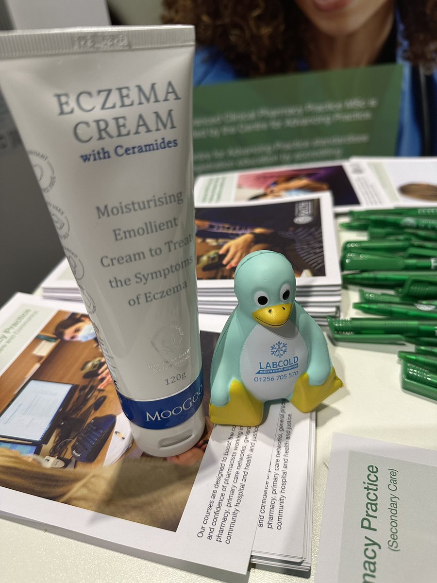 Fantastic first day <a href="/pharmacyshow/">The Pharmacy Show</a> 

Looking forward to talking to more delegates tomorrow!!

Pop by and say hello 👋 <a href="/PharmUnivBath/">PharmUnivBath</a> on stand G26

#PS24UK 

<a href="/Labcold/">Labcold 💙</a> 💙🐧 and #MooGoo eczema cream