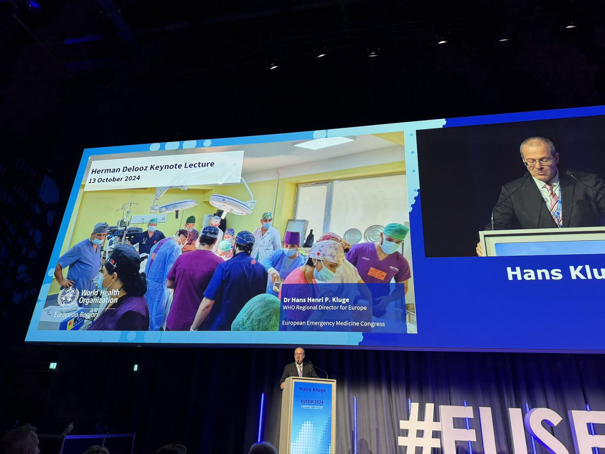 IFEM Vice President (@ifemvpresident) on Twitter photo Emergency Medicine “gives a voice to the voiceless”. - WHO Hans Kluge. Could not agree more. Let’s place a priority on further health system development at #EUSEM2024.
<a href="/WHO/">World Health Organization (WHO)</a> <a href="/IFEM2/">International Federation for Emergency Medicine</a> @ACEPNow <a href="/ACEP_IEM/">ACEP International</a> <a href="/UWEmerMed/">Univ. of Wisconsin Emergency Medicine</a> Emergency Medicine “gives a voice to the voiceless”. - WHO Hans Kluge. Could not agree more. Let’s place a priority on further health system development at #EUSEM2024.
<a href="/WHO/">World Health Organization (WHO)</a> <a href="/IFEM2/">International Federation for Emergency Medicine</a> @ACEPNow <a href="/ACEP_IEM/">ACEP International</a> <a href="/UWEmerMed/">Univ. of Wisconsin Emergency Medicine</a>