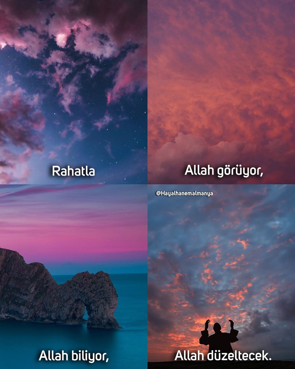 Rahatla, Allah biliyor.