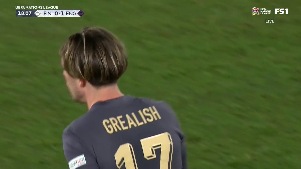 Jack Grealish scores England's first of the day! 🏴󠁧󠁢󠁥󠁮󠁧󠁿👏