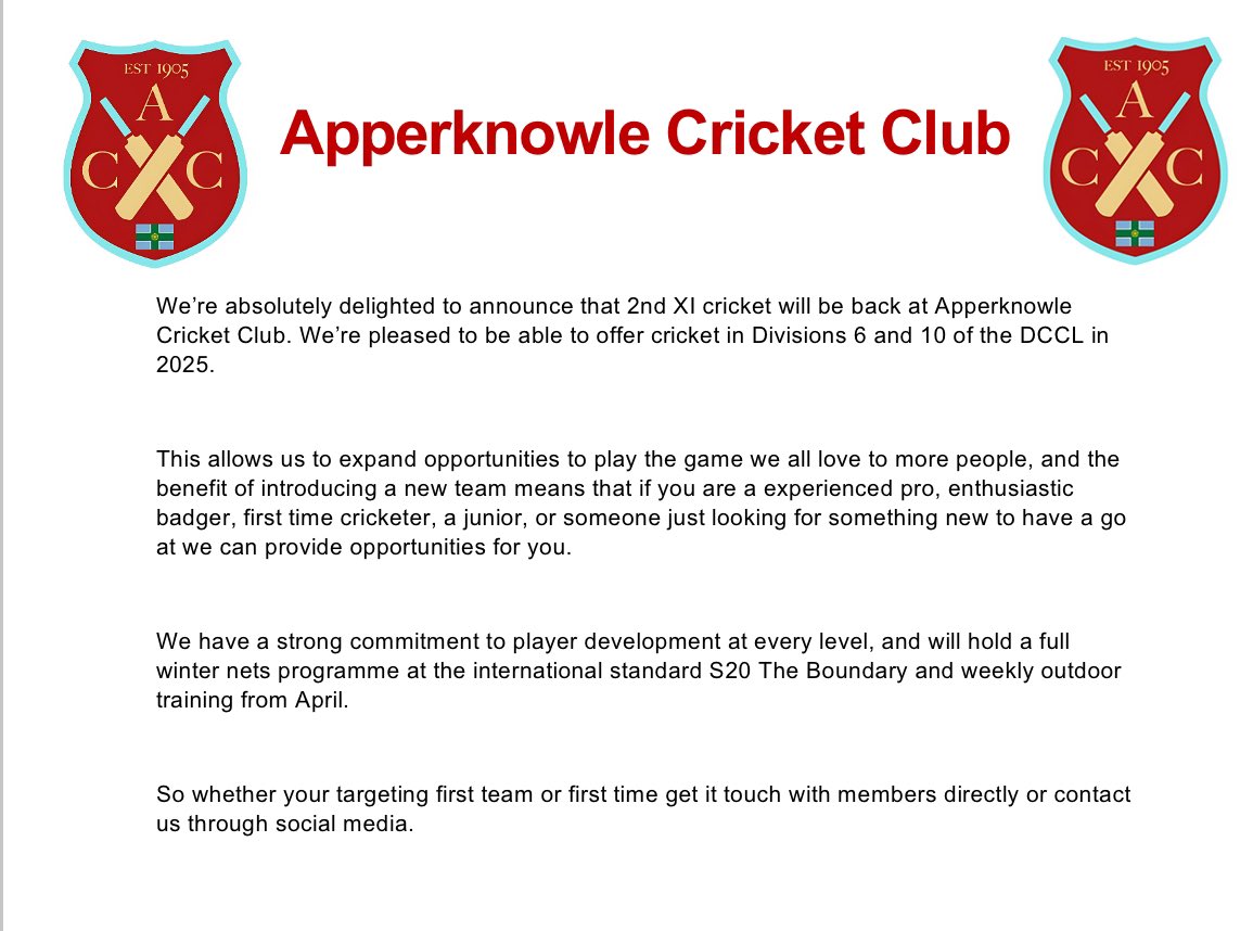 Apperknowle CC tweet media