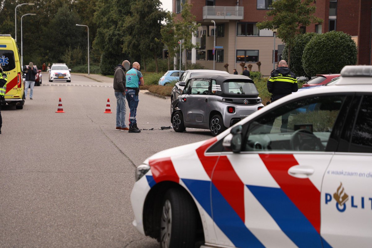 Politie zoekt doorrijder na ongeval Spinderweg Ede