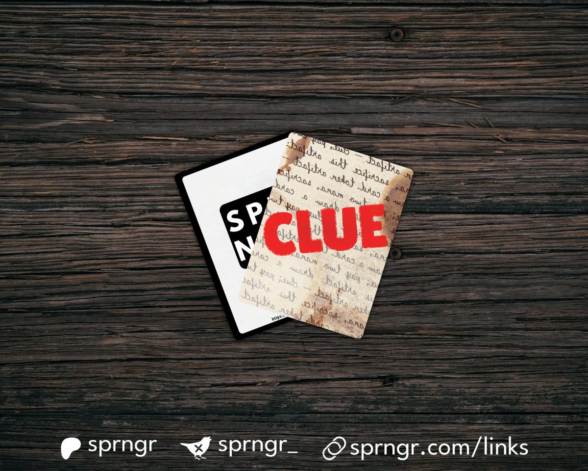 sprngr_'s tweet image. Clue tokens are going to the printers this week along with some other bonuses for my patrons 🥸

patreon.com/posts/october-…

#mtgtoken #mtg