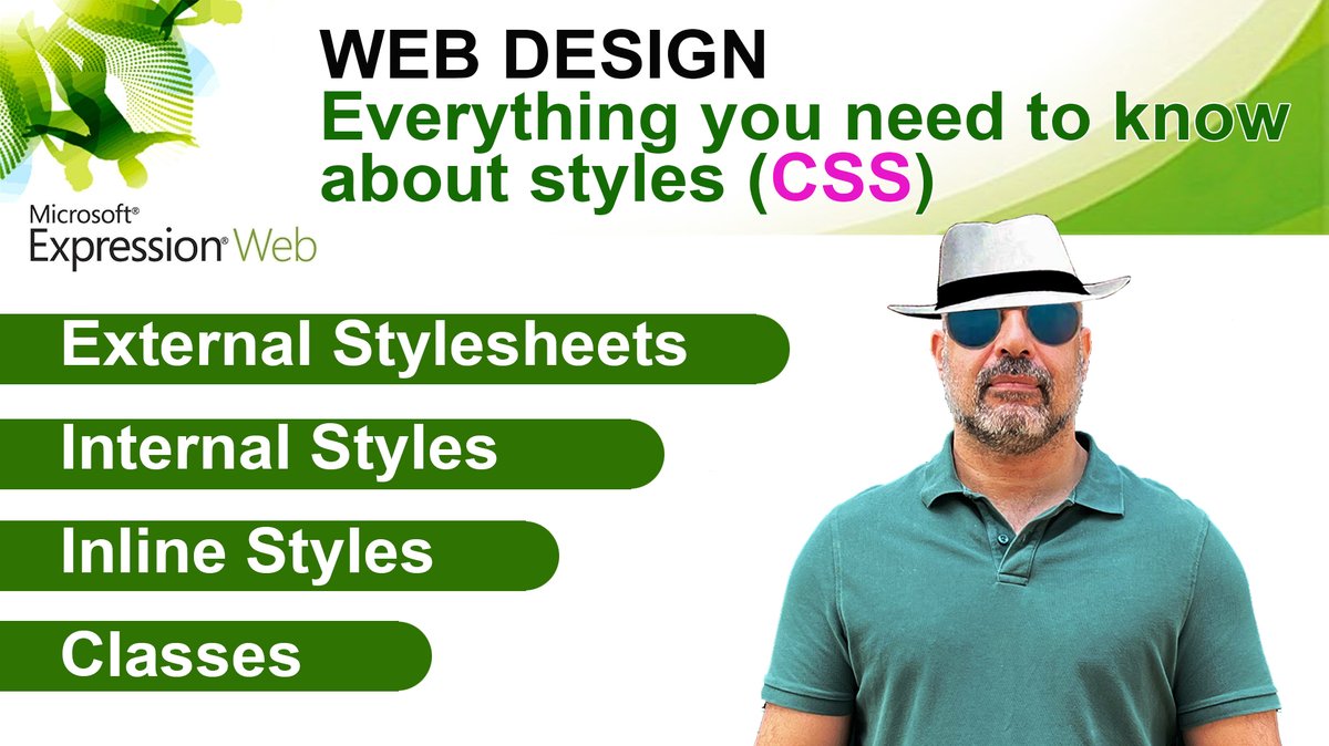 Complete tutorial on CSS styles for HTML webpages. inline with the requirements for the IGCSE ICT 0417  External Stylesheets, Internal styles, Inline styles and Classes. Using #Microsoft Expression Web.
youtu.be/r4t1N01idsc
#mieexperrt #microsoftEdu #learn #ict