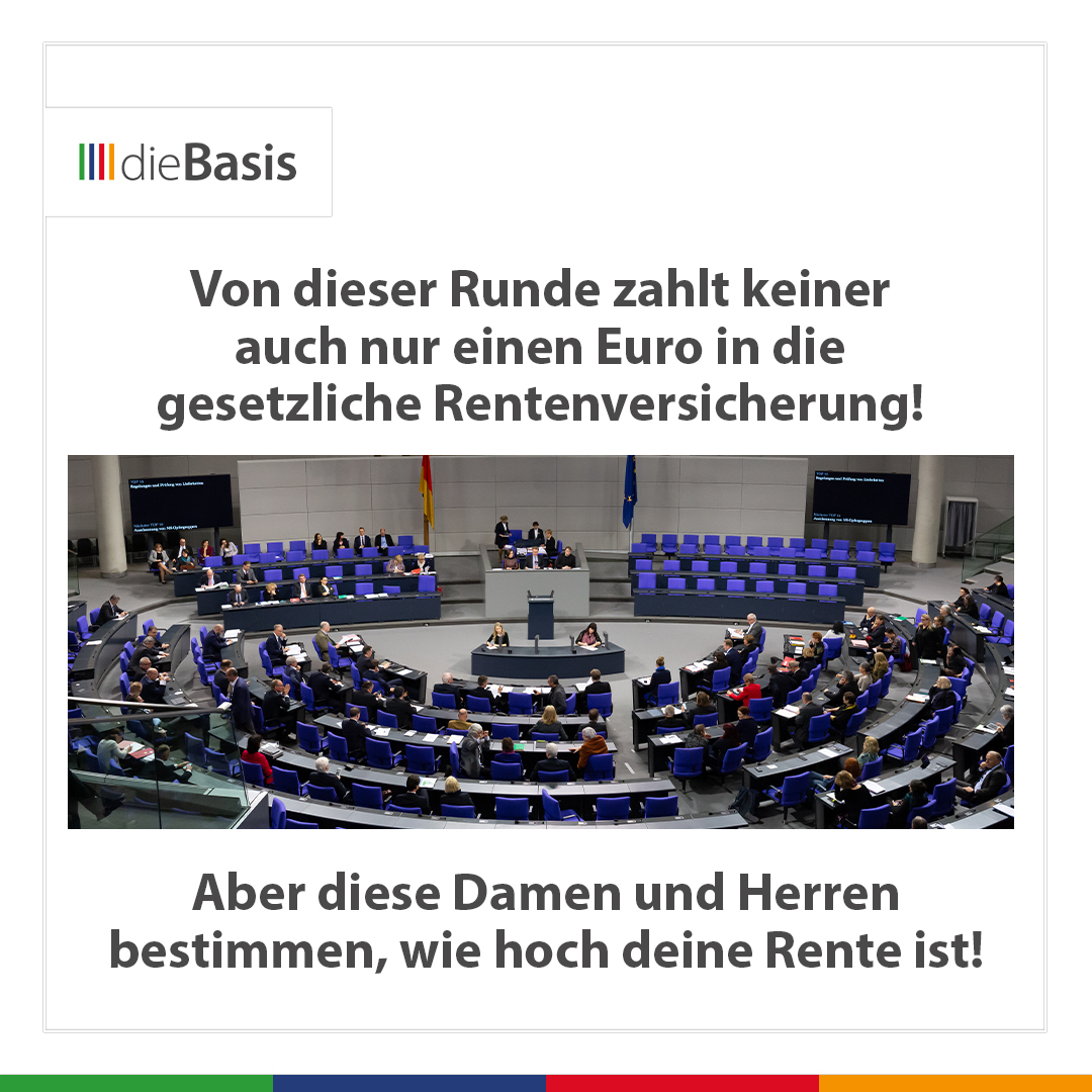 Eigentlich nicht wirklich lustig ... 🤷🏻‍♀️

🟩🟩🟦🟦🟥🟥🟧🟧

Schicke dieses Meme an jemanden, der auch nicht über seine Rente lachen kann.

#diebasis #rentensystem #politiker #regierung #altersarmut #meme