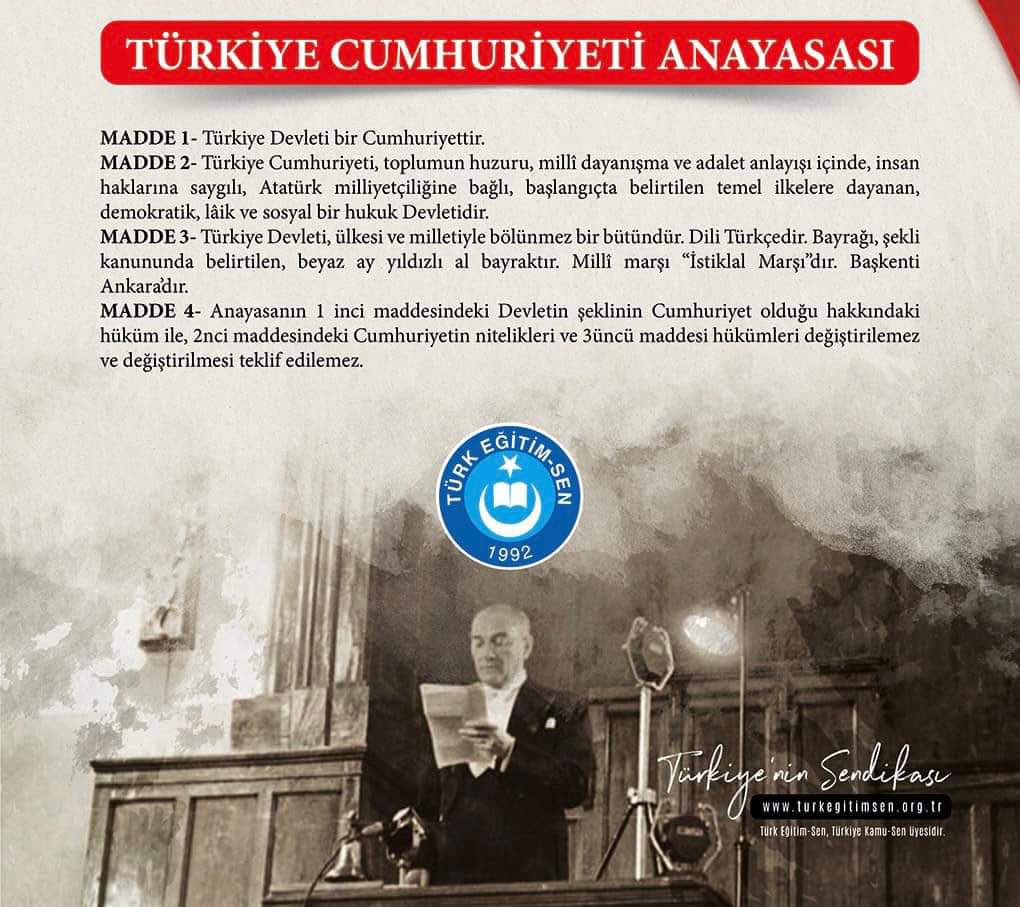 Türkiye Kamu Sen, “Türkiye Sevdalıları” hareketidir.

🇹🇷Türkiye Kamu Sen’in temelleri, 1992’de, “Türkiye sevdamız, ekmek için kavgamız” şiarıyla atılmıştır.
Ekmek kavgasının, yani hak mücadelesinin ve onurlu, kararlı ve şerefli sendikal mücadelenin adresi Türkiye Kamu Sen’dir.