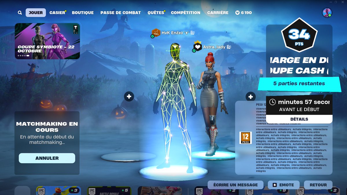 bn8enzo's tweet image. 1H d&apos;attente merci @FortniteStatus @FortniteGame