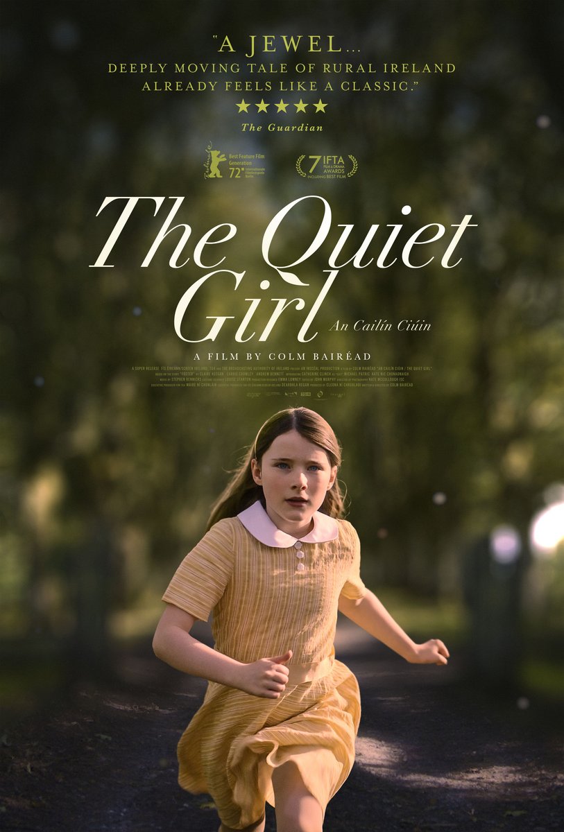 031cinephile's tweet photo. Gorgeously soft gentle yet highly affecting @quietgirlfilm sweet coming of age film of awakening in rural Ireland @eu_fest excellent performances weave an intimate tale of new wonder & ways of being 3.5/5๐ all the feels heart full #031cinephileReview #EUFFSA #FreeFilm #EUFF2024 https://t.co/4haGkmlWgg