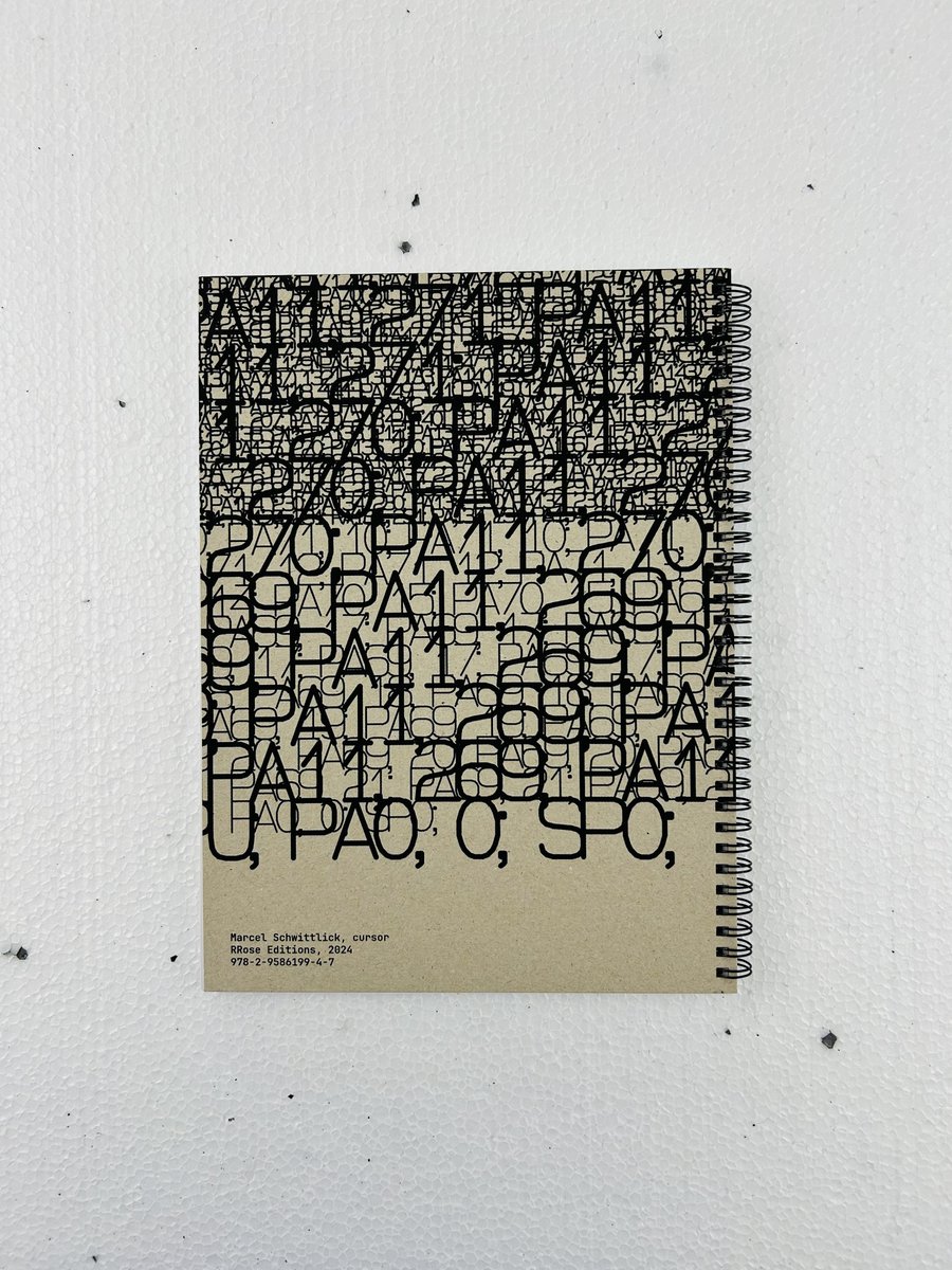 serendipityarty's tweet image. Generative art : in artists' books too !
"cursor" by @schwittlick_
rrose-editions.com/portfolio/marc…