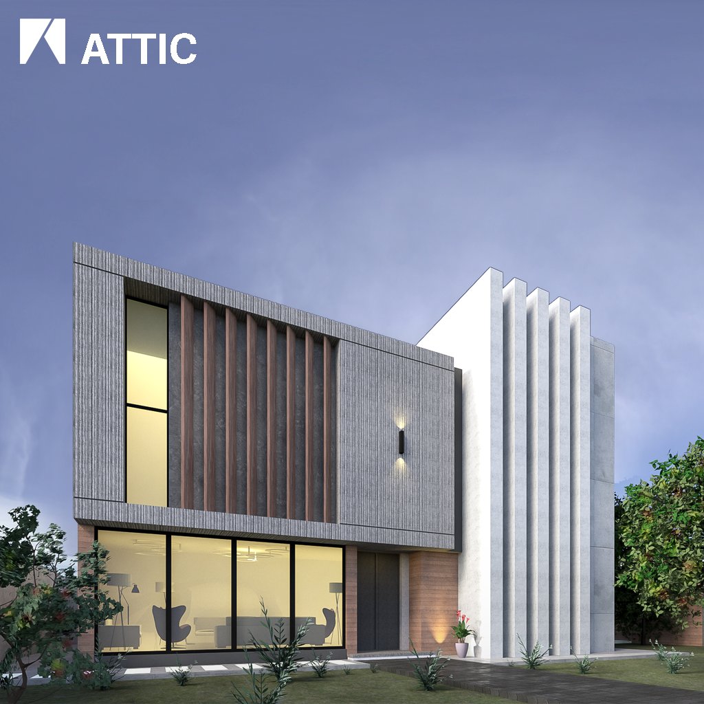 AtticKSA's tweet image. من أعمالنا || فيلا سكنية خاصة