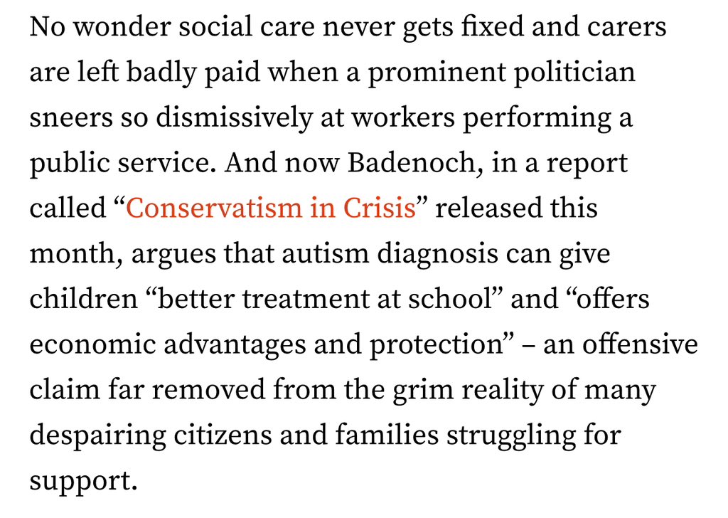 johnharris1969's tweet photo. Here's the brilliant @ianbirrell on Badenich's senseless, ill-informed, grim views on autism. There needs to be much more coverage of them https://t.co/Dayvjwh13H https://t.co/EmYOmq8mjX