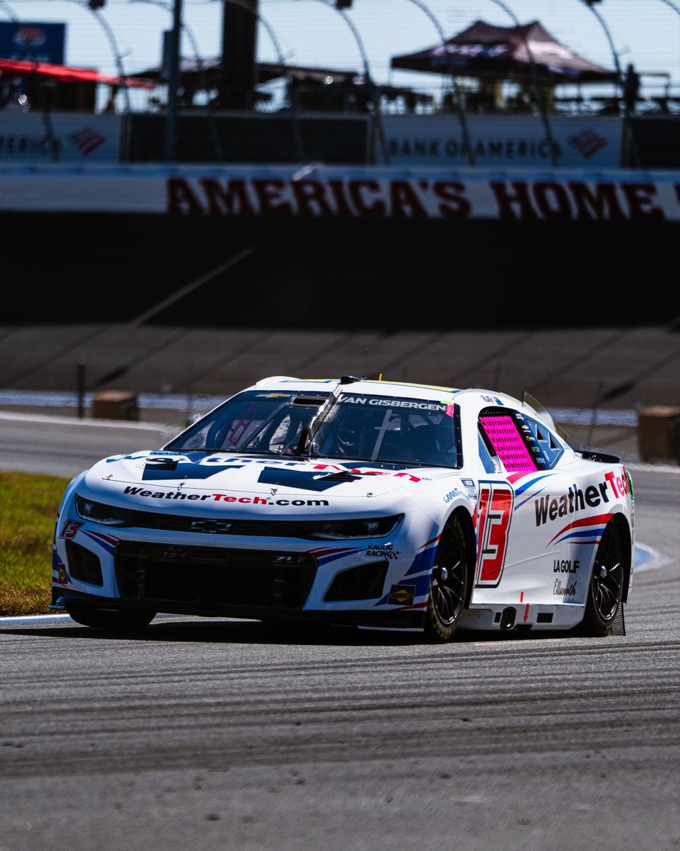 NASCAR's tweet photo. All this #NASCARPlayoffs talk, but @shanevg97 doesn't care. 😏 https://t.co/Q8j5JTm8CY