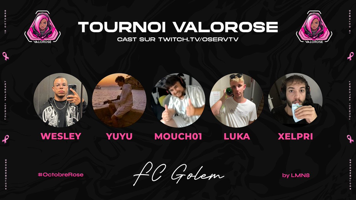 Ggs !! + de 5000 euros récoltés par <a href="/OservEsport/">OSV | #OSVWIN 🔴</a> bravo à vous ! Et le FC Goleeeem termine avec un top 2 🫶
#Valorose 
★<a href="/mouch_01/">mouch01</a>
★<a href="/XelpriVLR/">Xelpri</a>
★<a href="/WesleyVLR/">Wesley</a>
★<a href="/Yuyu4Yuu/">Yuyu</a>