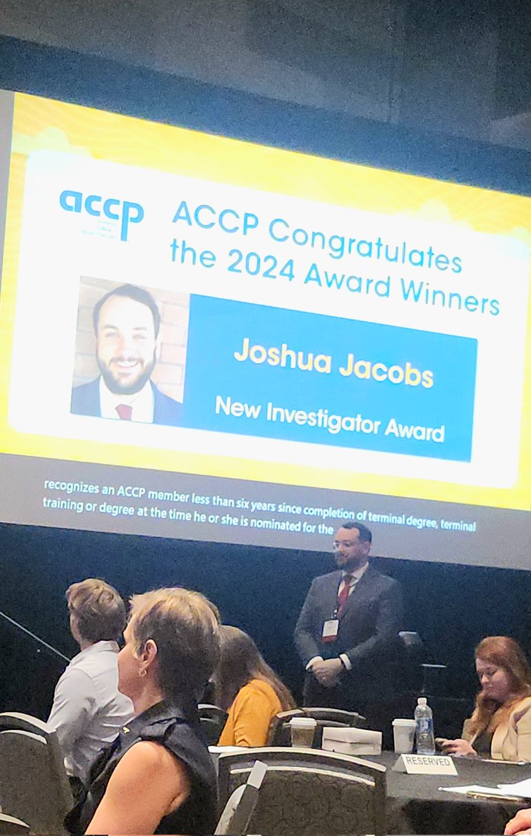 Super excited for our <a href="/ACCP/">ACCP</a> New Educator, New Clinician and New Investigator award winners!!! It was an honor to be a part of choosing these amazing people!!! They're accomplishments inspire me! The future looks great!  #ACCPAM24 #ACCP #clinicalpharmacy