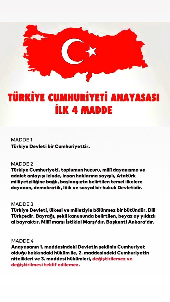 Değişemez, Değiştirilmesi Teklif Dahi Edilemez. 
Bu Vatanın daha nice Şerife Bacı’sı, Halide Onbaşı’sı, Çete Emir Ayşe’si, Nene Hatunu, Sütçü İmam’ı, Şahin Bey’i, Yörük Ali’si, Fevzi Çakmak’ı var. 
Herkes haddini bilsin, ayağını denk alsın!