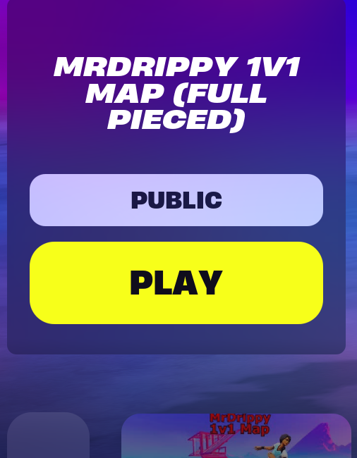 MrDrippyFN's tweet photo. MrDrippy 1v1 Map (FullPieced) is fianlly out gang 6256-1736-4825 enjoy play with your friends and family so we can get the top picks in fortnite top history maps #fortnite #map #1v1 #stableronaldo #lacy #Ad https://t.co/yNUqctQhEd