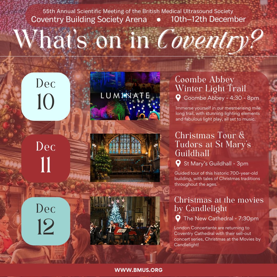 Not sure what to while visiting Coventry for #BMUS2024 this year? Why not check out these events!