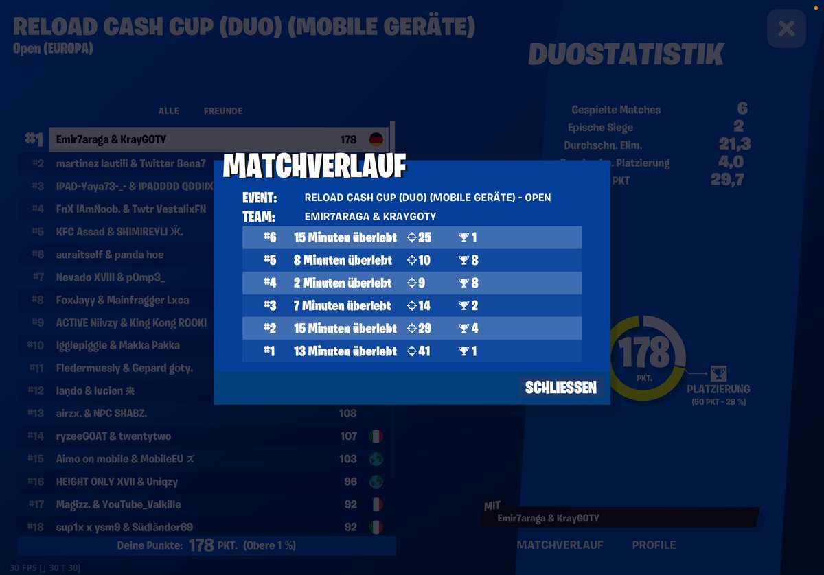 1st Mobile Cup (600$) if it count 🏆