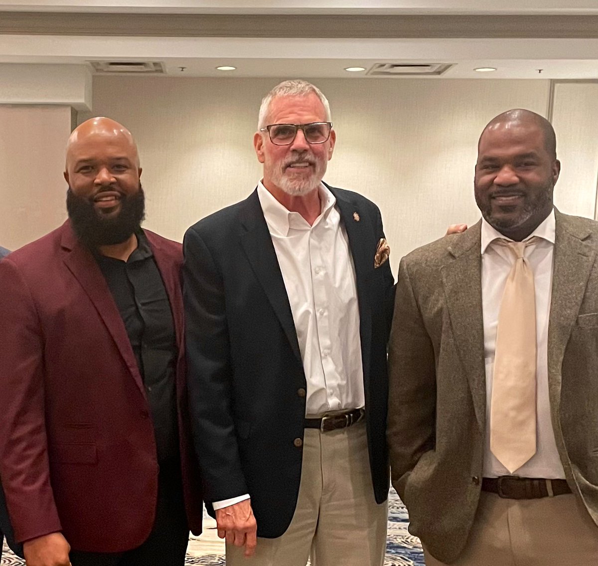 John Davis (@bebigtimecoachd) on Twitter photo Congratulations to <a href="/GoBuilderSports/">Apprentice Athletics</a> 2024 HOF inductee Paul Hoffmann on his well deserved honor.
Congratulations to future Apprentice HOF inductee coach Vince Brown on his 72-26W over Maine Maritime giving him his 18th Win as HC at AS. Congratulations to <a href="/GoBuilderSports/">Apprentice Athletics</a> 2024 HOF inductee Paul Hoffmann on his well deserved honor.
Congratulations to future Apprentice HOF inductee coach Vince Brown on his 72-26W over Maine Maritime giving him his 18th Win as HC at AS.