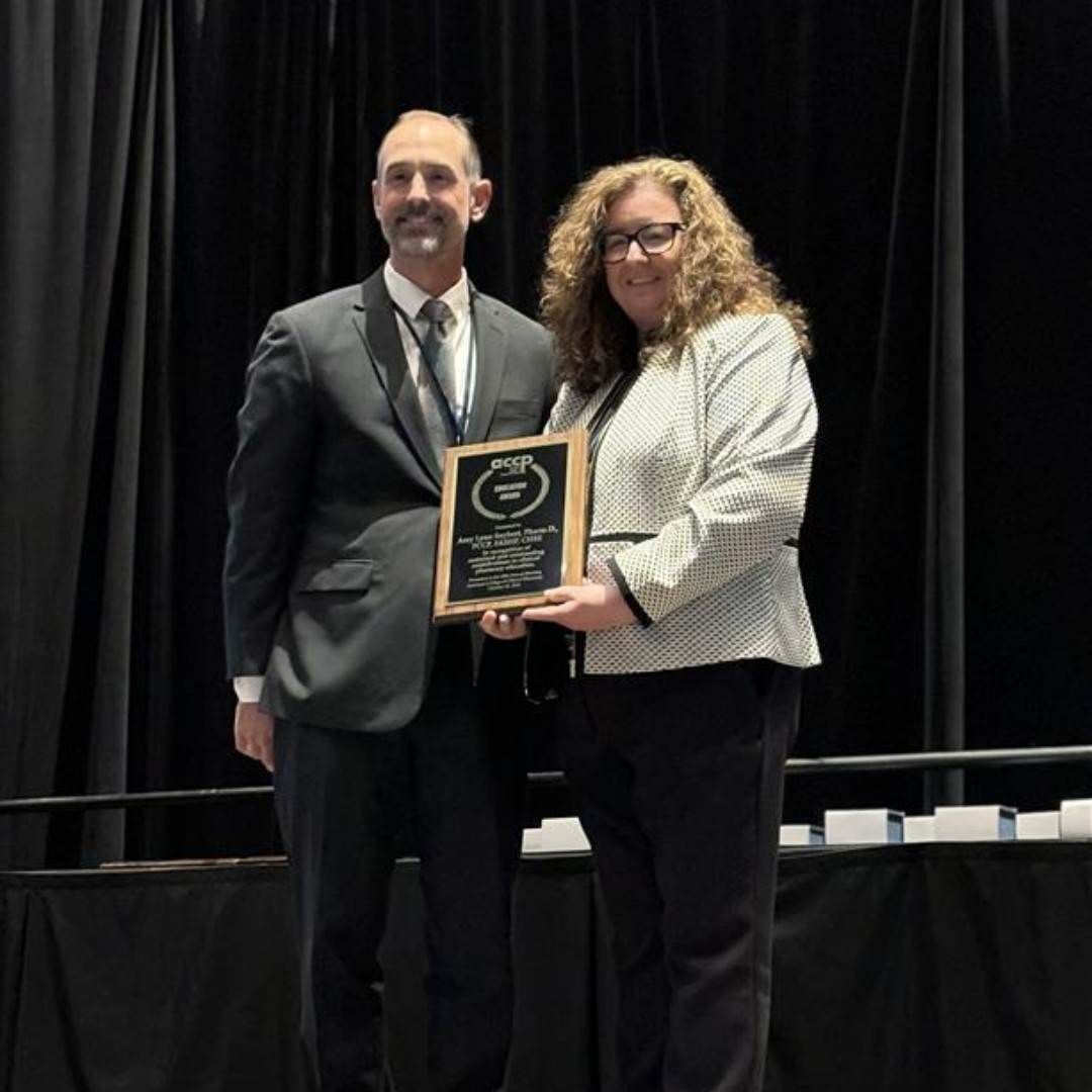 Congratulations to Amy Lynn Seybert, 2024 Education Award winner! #ACCPAM24

@PittPharmacy