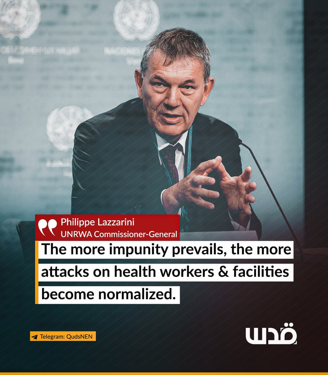 QudsNen's tweet photo. Israel's ongoing assaults on health workers in Gaza and Lebanon highlight its unchecked impunity, even in the face of a Western world that professes to champion human rights and humanitarian values. https://t.co/wKW6aQIjJA