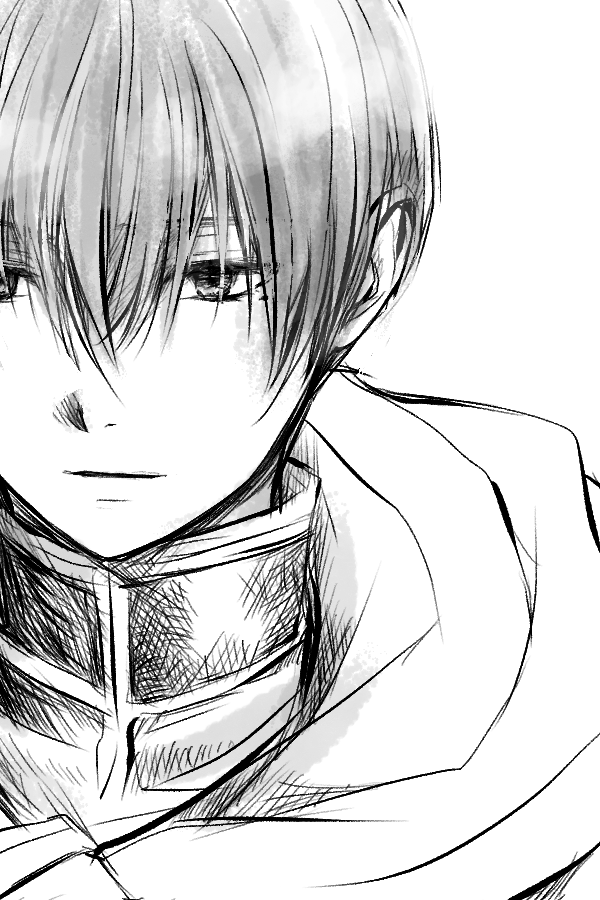 真夜中のらくがき
少年ぽいヒンメルがすき。自分ではかけないけど。