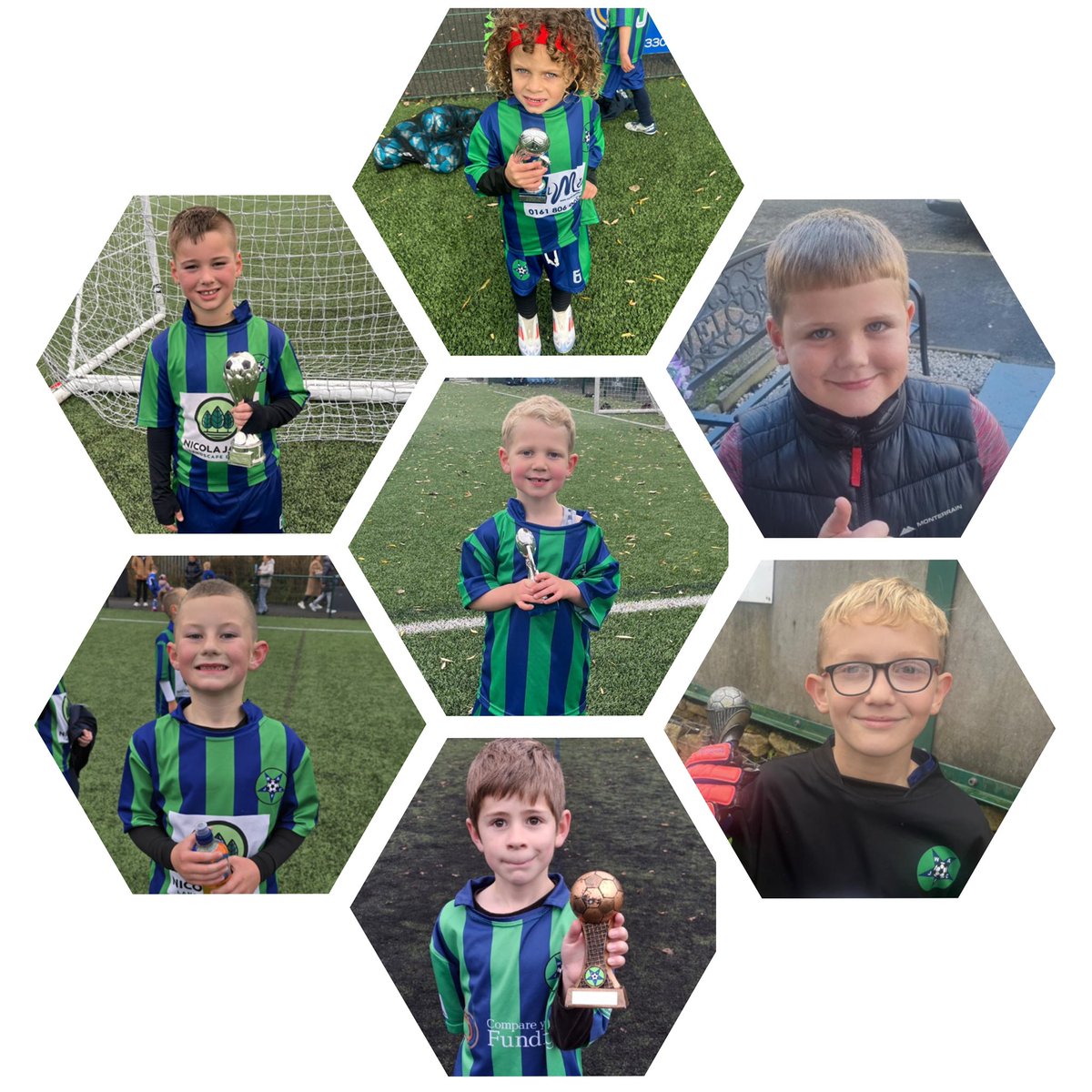 Well done to all of this weekends PLAYER OF THE MATCH 💙💚⚽️👏🏼🥳🏆 #teamwoodleyalbion #manofthematch #playerofthematch