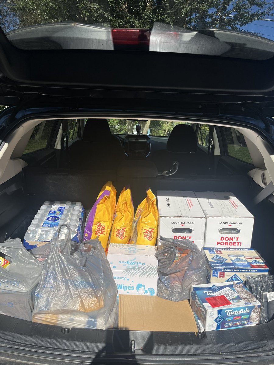 Still getting your donations out to shelters &amp; families in WNC! I’ve tried to keep track of everything my lil Subaru &amp; I have gotten out (link does not include any food items that have gone out) it’s all thanks to your help! 🤍 

docs.google.com/document/d/1-m…