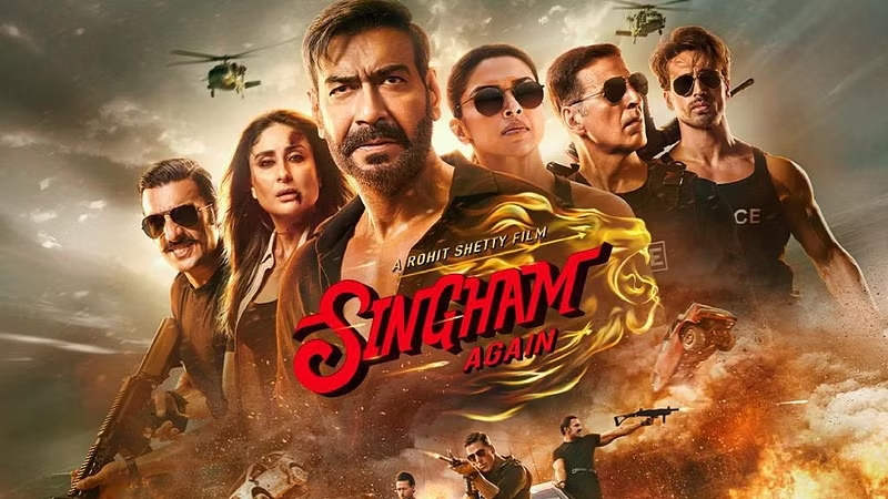 BforBlogs's tweet photo. Singham Again is coming to your screen.
 
#SinghamAgain #Singham3 #singhamagaintrailertomorrow #Singham #AjayDevgn #DeepikaPadukone #AkshayKumar #KareenaKapoorKhan #RanveerSingh https://t.co/4VOW6nwgHL