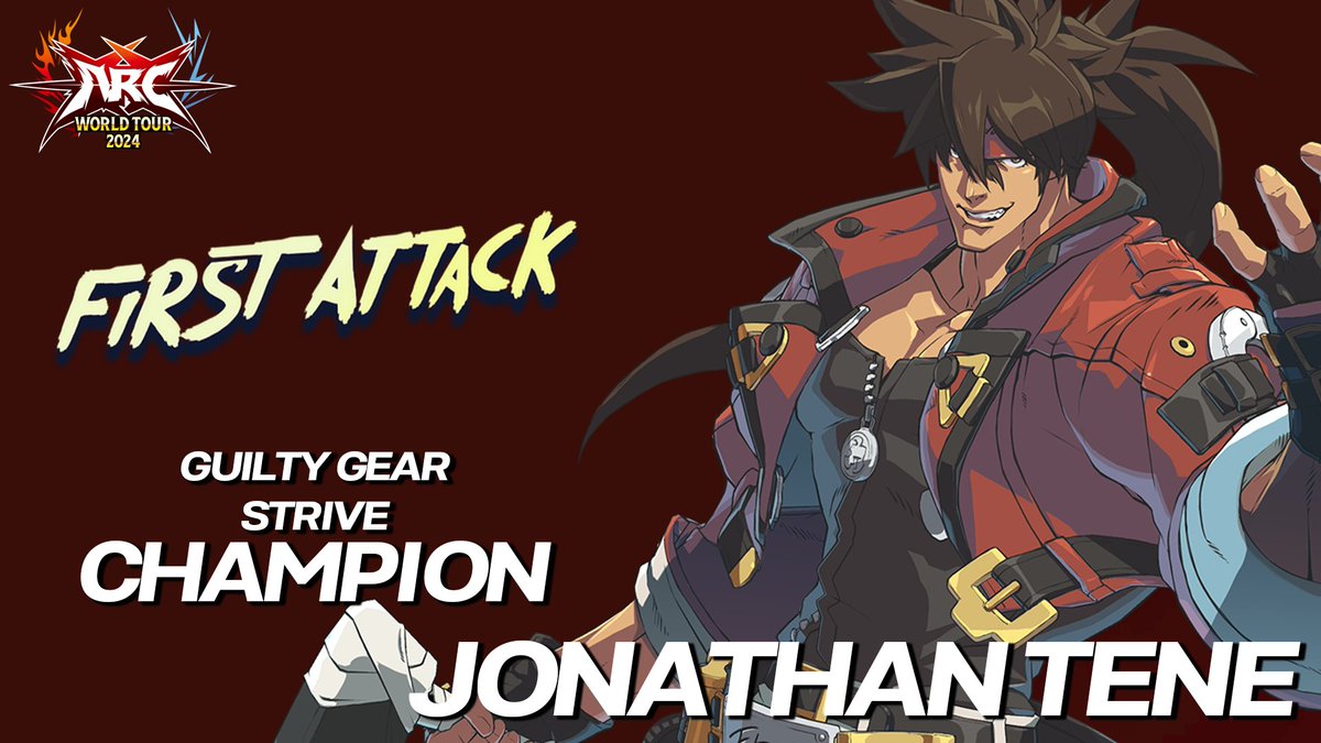 AFGCNews's tweet image. Congratulations to Jonathan Tene for winning Guilty Gear Strive at First Attack! #AWT2024

Final Results:
🏆 - 🇺🇸 @jonathan_tene
🥈 - 🇵🇷 @Diegubis_
🥉 - 🇺🇸 @LordKnightBB
4⃣ - 🇵🇷 @_Konkon0_0
5⃣ - 🇵🇷 @SunnyDayFGC / 🇺🇸 @Aarondamacc
7⃣ - 🇵🇷 @Edny__ / 🇵🇷 @KenseiPR
