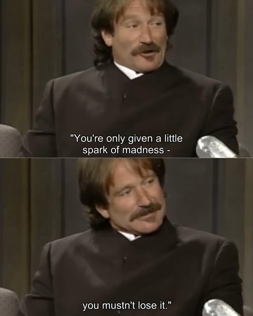 7 iconic Robin Williams quotes🧵