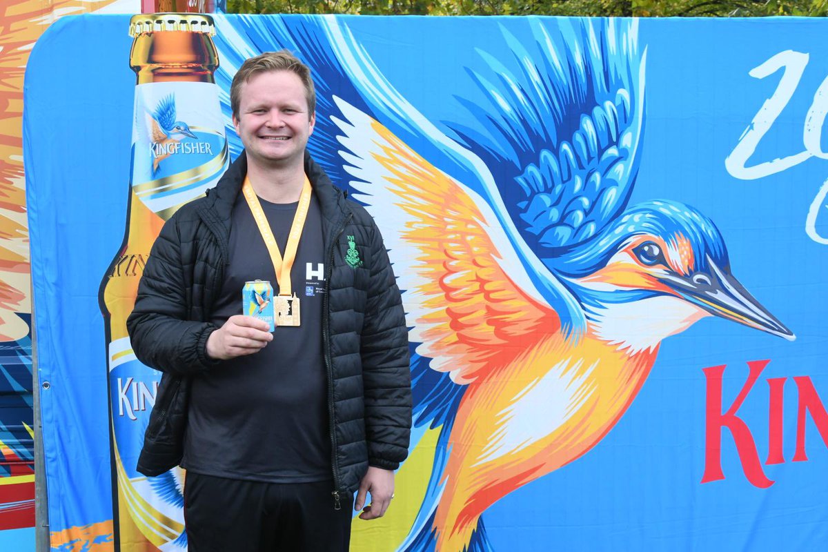 Well done to Capt James for finishing the last steps of our Walking Challenge at the <a href="/RoyalParksHalf/">Royal Parks Half</a>, all in support of <a href="/CombatStress/">Combat Stress</a> 

Thank you to our good friends at <a href="/KingfisherBeer/">Kingfisher Beer UK</a> for their support! 

#panasgurkha