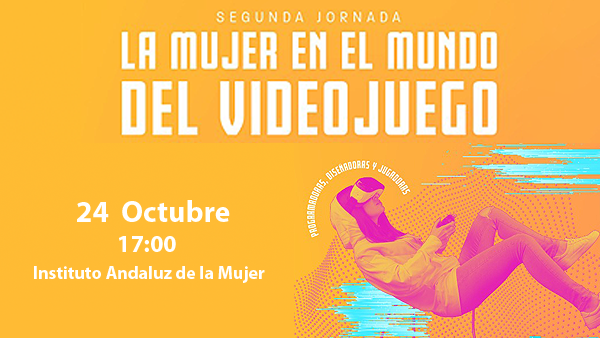 El día 24 de Octubre organizamos junto al <a href="/aytogr/">Ayuntamiento de Granada</a> y la <a href="/AndaluciaJunta/">Junta de Andalucía</a> las II jornadas de la mujer en el mundo del videojuego!  Más información : shorturl.at/O00uR