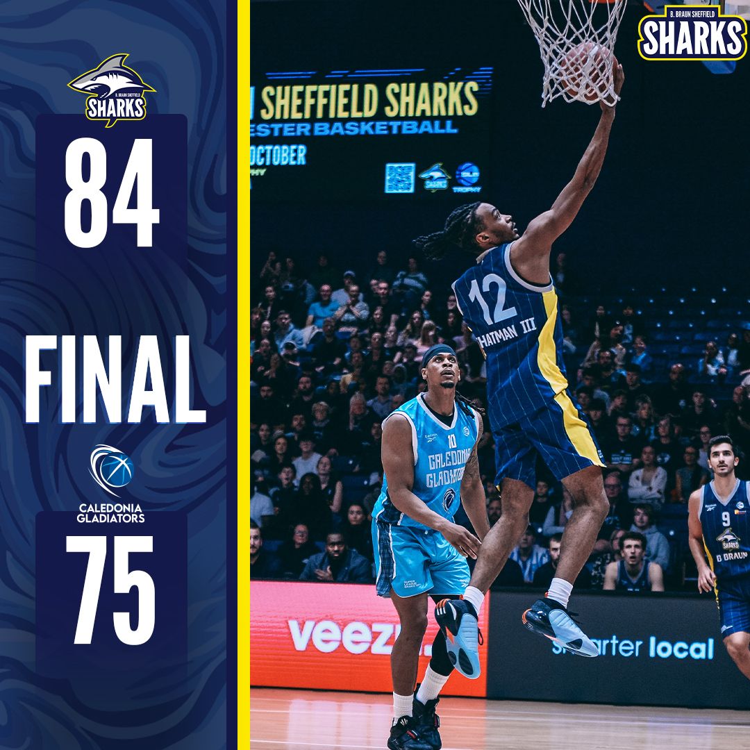 Final 🦈

We’re away in Caledonia on Friday before playing back at home next Sunday against Manchester 🎟️ buff.ly/4eFrWn7